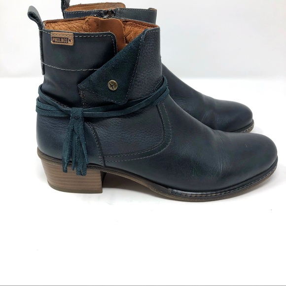 Pikolinos Zaragoza ocean ankle booties W9H-8800 11 - Picture 2 of 10